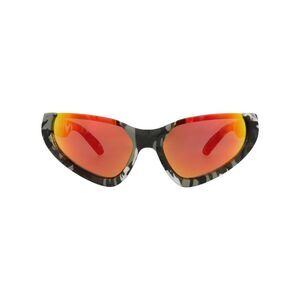 Balenciaga Shield-Frame Bio Injection Rilsan Sunglasses Multi Unisex-Adult